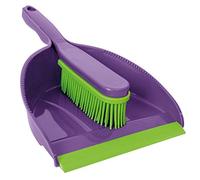 York Rubber Dustpan With Brush Prestige