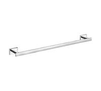 YORK Single Towel BAR Chrome 66CM X 6CM X 14.5CM, EasyFit Mount, Contemporary Design, Brass, 1 in Pack