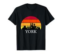 York Skyline - Historic Minster and Medieval Streets T-Shirt