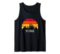 York Skyline - Historic Minster and Medieval Streets Tank Top