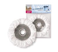 YORK Swivelling Mop Special Ball Tip Wipe Floor Mop Wringmop Microfibre Cleaning Pads For Spray Pug And Reveal Mop Washable Microfibre Cloths Mop Set