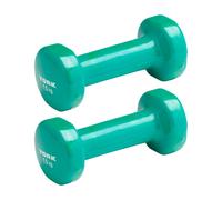York Vinyl Dipped Dumbbells 2 x 1.5kg - Green