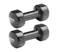 York Vinyl Dipped Dumbbells - Pair Of 5Kg Weights For Effective Muscle Toning And Fat Burning