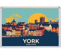 York - Yorkshire - Jumbo Artistic Fridge Magnet 96 x 67mm BBSFHM3139