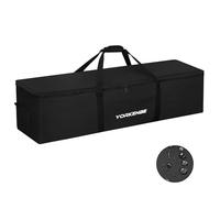 'Yorkenbe 106L 45'' Heavy Duty Extra Large Duffel Bag, Water Resistant Sports Equipment Bag with Upgrade Zipper, Tent Bag Replacement with Large Mouth and Padded Handles'