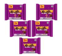 Yorki biscuit raisin and biscuits milk chocolate pack of 15 bars collection pack