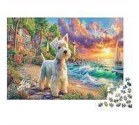 Yorkie Dreams 1000 Piece Yorkie Dream Art Print Jigsaw Puzzle for Adults And Kids Challenging Games 1000 Pieces Beautiful Decoration Birthday Gifts 52x38cm/1000pcs