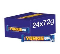 Yorkie Duo Milk Chocolate Bars, 24 x 72 g