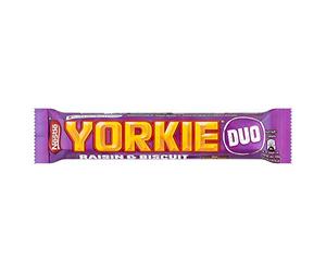 YORKIE Duo Raisin & Biscuit Chocolate BAR 66g X 6