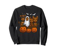 Yorkie Halloween Funny Yorkshire Terrier Dog Trick or Treat Sweatshirt