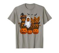 Yorkie Halloween Funny Yorkshire Terrier Dog Trick or Treat T-Shirt