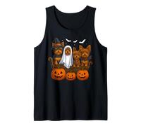 Yorkie Halloween Funny Yorkshire Terrier Dog Trick or Treat Tank Top