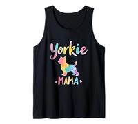 Yorkie Mama Design Colorful Yorkshire Terrier Mom Tank Top