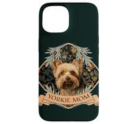 Yorkie Mom Cute Vintage Yorkshire Terrier Case for iPhone 15