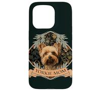 Yorkie Mom Cute Vintage Yorkshire Terrier Case for iPhone 15 Pro