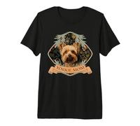 Yorkie Mom Cute Vintage Yorkshire Terrier Premium T-Shirt