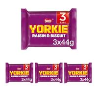 Yorkie Raisin & Biscuit Chocolate Bar 12 Pack Multipack 132g