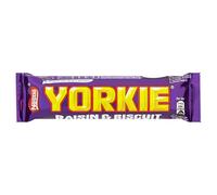 Nestle Yorkie Raisin and Biscuit Chocolate Bar 44g (Pack of 24)
