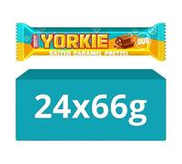 Yorkie Salted Caramel Pretzel Milk Chocolate DUO Bar 24 x 66g Casepack