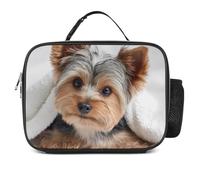 Yorkie Yorkshire Terrier Dog Lunch Bag Insulated Lunch Box Container Lunch Tote Bag for Work Picnic