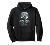 Yorkiepoo Howl At Moon Pullover Hoodie