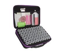 YORKING Diamond Painting Toolbox Shockproof Painting Storage Box Diamond Craft Jewelry Bead Storage Box Portable Diamond Painting Accessory Box Diamond Embroidery Tools Diamond Art Set
