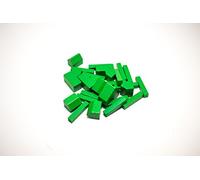 YorksGamePieces Green Wood Replacement Pieces for Settlers of Catan