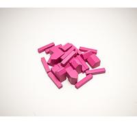 YorksGamePieces Pink Wood Replacement Pieces for Settlers of Catan