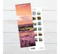 Yorkshire 2026 Wall Calendar - Month-to-View - Available in Square, Slim, A4 & Mini Formats - 12 Scenic Photos of Yorkshire Countryside & Villages (Slim)