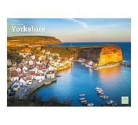 Yorkshire A4 Calendar 2027, Wall Calendars, Month To View, Travel, Gift