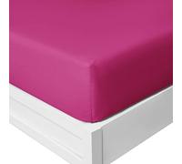 Yorkshire Bedding 25 Cm Fitted Bed Sheets - Super Soft Deep Fitted Sheet Brushed Microfibre Anti Wrinkle Bedsheet Breathable & Fade Resistant (Hot Pink, King)