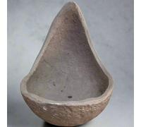 Yorkshire Bonsai 15cm Unglazed Bonsai Pot | Half-Moon | 15cm x 12cm x 11cm | Brown