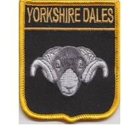 Yorkshire County Dales Flag Embroidered Patch Badge