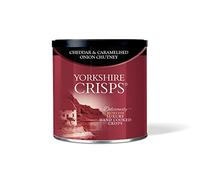 Yorkshire Crisps - Cheddar & Caramelised Onion Chutney 50g Drum