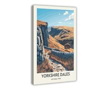 Yorkshire Dales National Park Canvas Poster Bedroom Decor Landscape Office Room Decor Gift 20x30inch(50x75cm)