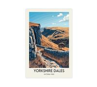 Yorkshire Dales National Park Canvas Poster Wall Art Decor Print Picture Paintings for Living Room Bedroom Decoration 16x24inch(40x60cm)