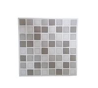 Yorkshire Discounts Pack of 10 Grey Mosaic self Adhesive Tile transfers / Stickers - Peel and Stick - Transform Your Bathroom or Kitchen