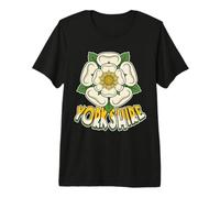 Yorkshire Flag Yorkshire Day England County White Rose Premium T-Shirt