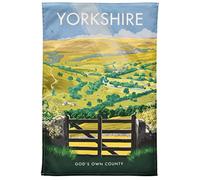 Yorkshire God's Own County Tea Towel
