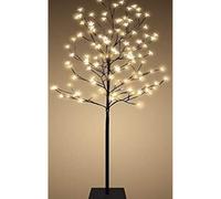 YORKSHIRE HOMEWARE 6ft 352 Led Blossom Tree Light | Decoration Light with Metal Base | Outdoor Christmas Decorations | Garden Ornaments for Home Xmas Display Indoor Outdoor (Warm White G-0400)