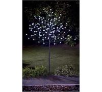 YORKSHIRE HOMEWARE 6ft 352 Led Blossom Tree Light | Decoration Light with Metal Base | Outdoor Christmas Decorations | Garden Ornaments for Home Xmas Display Indoor Outdoor (Cool White)