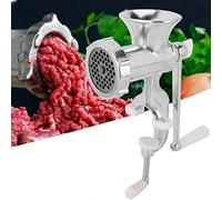 Yorkshire Homeware Aluminium Alloy Meat Mincer Machine | Meat Grinder | Manual Mincer Grinding Machine | Vegetable Boerewors Sausage for Home Kitchen | Meats Pork Beef Noodles Pepper Grinder
