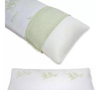 YORKSHIRE HOMEWARE Bolster Pillows | Orthopaedic Long Pillow | Side Sleeper, Neck Pillow | Maternity Support Pregnancy Pillow | Reading Pillows With Bamboo Removable Zipped Cover (Double)