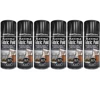 Yorkshire Homeware Flexible Fabric Spray Paint | Suitable for Leather | Vynal Textiles and Most Fabric Black 200Ml (6)