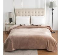 YORKSHIRE HOMEWARE Zebra Skin Roll Mink Throw Faux Fur Fleece Super Soft Warm Cozy Plain Blanket Cuddle Up & Keep Warm Sofa Bed Polyester Animal Skin Throws (King (200cm x 240cm))