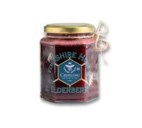 Yorkshire Honey with Elderberry - Pure Raw Unpasteurised Honey with Elderberries - (340g)