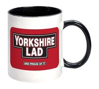 Yorkshire Lad for him Mug - Gift Boxed Football Cup - Present Idea for Fan Supporter Christmas for him