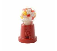 Yorkshire Miiatures Bubble Gum Machine, Doll House Miniature, Red, Shop Accessory, 1:12 Scale