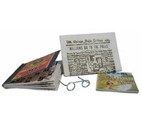 Yorkshire Miniatures Glasses, Newspaper and Magazine Dolls House Miniature Study Accessory, 1:12 Scale