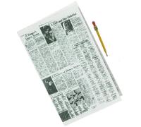 Yorkshire Miniatures Newspaper with Pencil, Miniature Accessory for Dolls House, 1:12 Scale, School, Desk